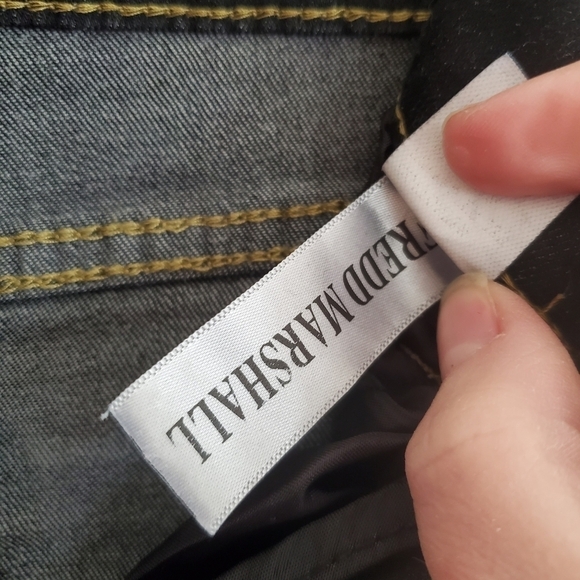 NWT Girls FREDD MARSHALL Size 10 Black Washed Distressed Jeans - Picture 8 of 8